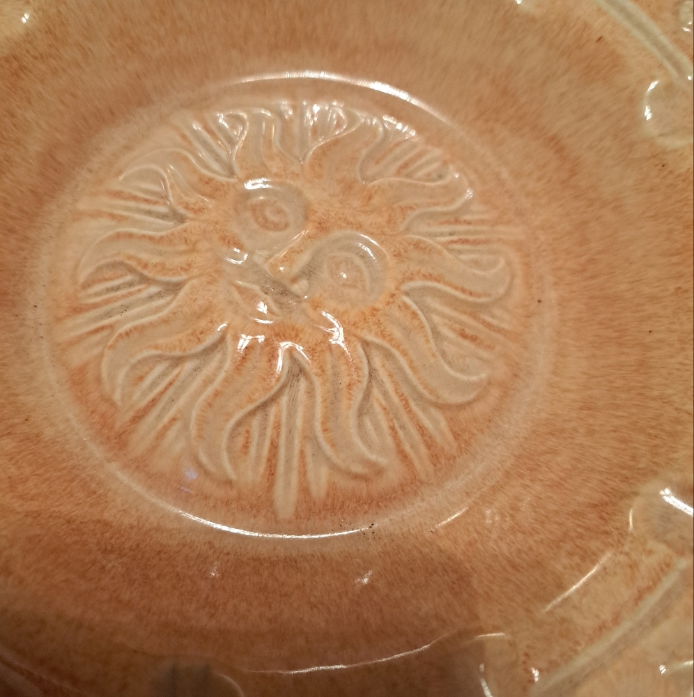 Vintage Yellow Zodiac Ceramic Plate - Picture 3 of 10